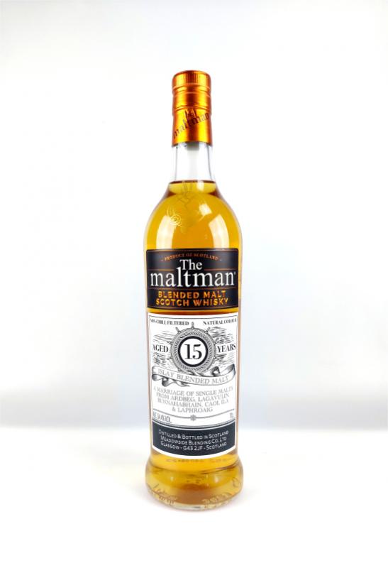 Islay Blended Malt 2010 - 15 Jahre A Marriage of Ardbeg, Lagavulin, Bunnahabhain, Caol Ila and Laphroaig mit 54,4% von The Maltman - blended Malt scotch Whisky